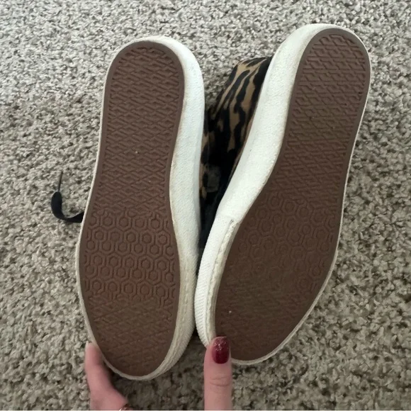 Burberry leopard print high top trainers sneakers - Picture 4 of 5